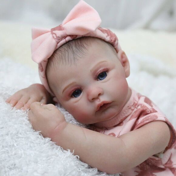 Charex Lifelike Reborn Baby Dolls - 18 Inch Realistic Baby Doll Weighted Newbor - Picture 4 of 15